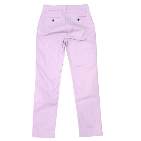 Boden Pants Chinos Straight Leg High Rise Cotton Stretch Pink Purple 2 NWT - Picture 4 of 9